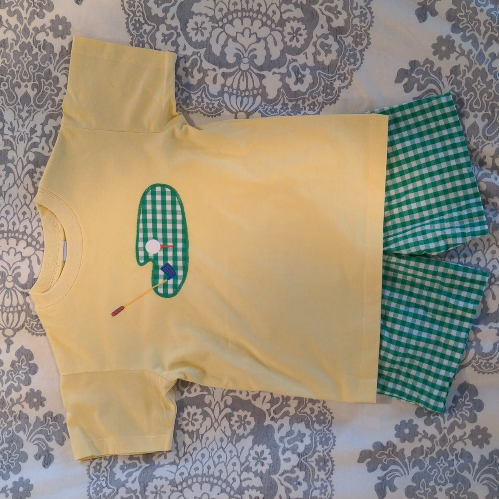 Boys Golf Shirt and Short Set